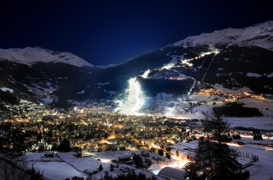 Bormio di notte